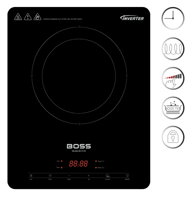 BẾP ĐIỆN TỪ BOSS BI 01N